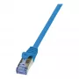 LogiLink PrimeLine Cat.6A S/FTP Patch Cable, 0.25m, Blue