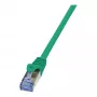 LogiLink PrimeLine Cat.6A S/FTP Patch Cable, 1m, Green