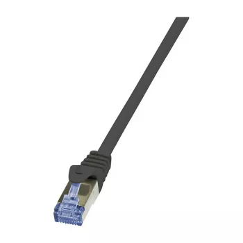 LogiLink PrimeLine Cat.7 Patch Cable RJ-45 (M) - 0.25 m Black