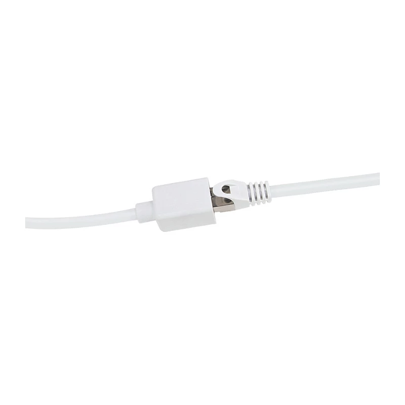 LogiLink Professional CAT 6a S/FTP Patch Extension Cable, RJ-45 Male to Female, 1 m, White, LSZH, Snagless