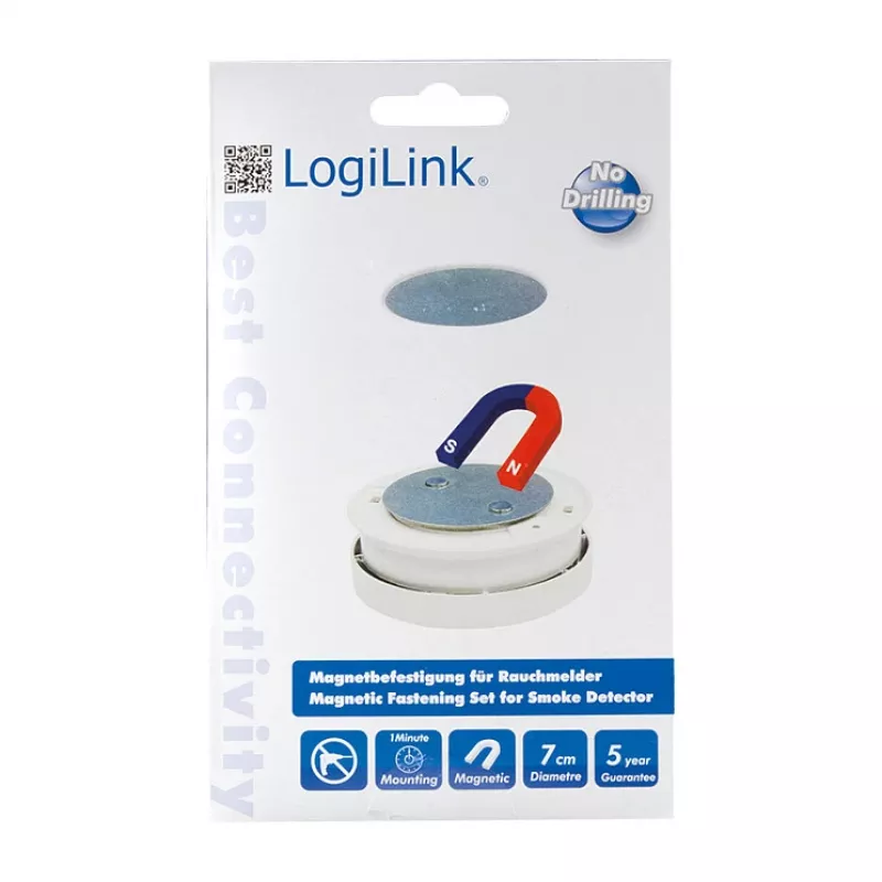 LogiLink SC0005 Magnetic Smoke Detector Mounting Set