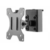 LOGILINK Slatwall Pivot Monitor Mount, 13-27 inch, VESA 75/100, 8 kg, Black