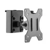 LOGILINK Slatwall Pivot Monitor Mount, 13-27 inch, VESA 75/100, 8 kg, Black