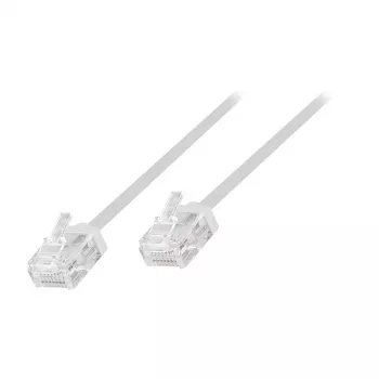 LogiLink Slim High-Flex Cat.6A U/UTP Patch Cable, 5 m, White