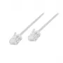 LogiLink Slim High-Flex Patch Cable, Cat. 6A, U/UTP, 0.15 m, White, 10-Pack (CQ3001U)