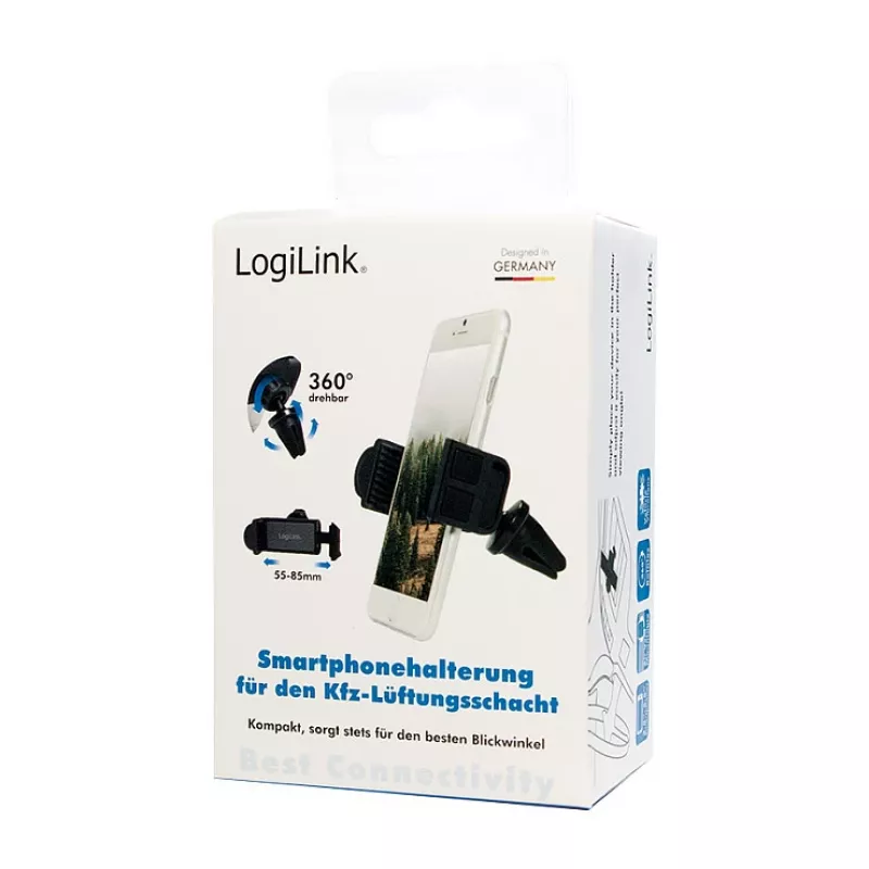 LogiLink Smartphone Air Vent Car Holder, Small