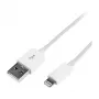 Logilink UA0199 Lightning Cable, MFI Certified, USB-A to Lightning 8-pin, White, 1m (Fast Charging & Sync)