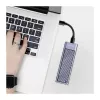 LogiLink UA0435 USB 3.2 Gen 2x2 SSD Enclosure, M.2 NVMe/SATA, USB-C, 20 Gbps, Grey