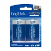 LogiLink Ultra Power Alkaline D Battery LR20 2-Pack Blister