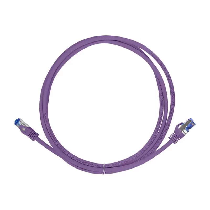 LogiLink Ultraflex Cat.6A S/FTP Patch Cable, RJ-45 (M/M), Violet, 5 m