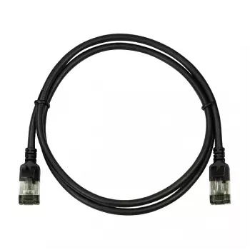 LogiLink Ultraflex SlimLine Cat6a S/FTP Patch Cable, 2m, Black (CQ9053S)