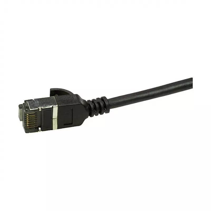 LogiLink Ultraflex SlimLine Cat6a S/FTP Patch Cable, 2m, Black (CQ9053S)