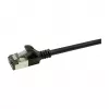 LogiLink Ultraflex SlimLine Cat6a S/FTP Patch Cable, 2m, Black (CQ9053S)
