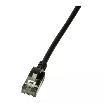 LogiLink Ultraflex SlimLine Cat6a S/FTP Patch Cable, 2m, Black (CQ9053S)