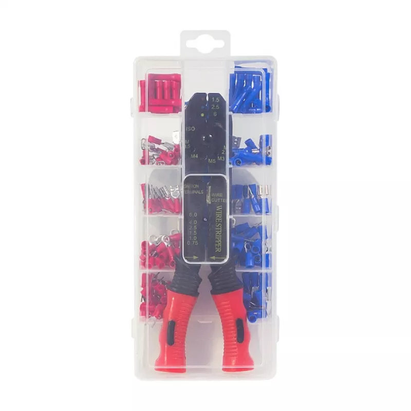 LOGILINK Universal Crimping Pliers for Insulated Terminals with Crimp Assortment