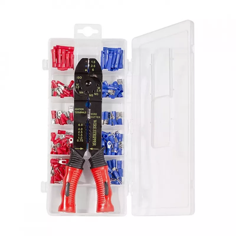 LOGILINK Universal Crimping Pliers for Insulated Terminals with Crimp Assortment
