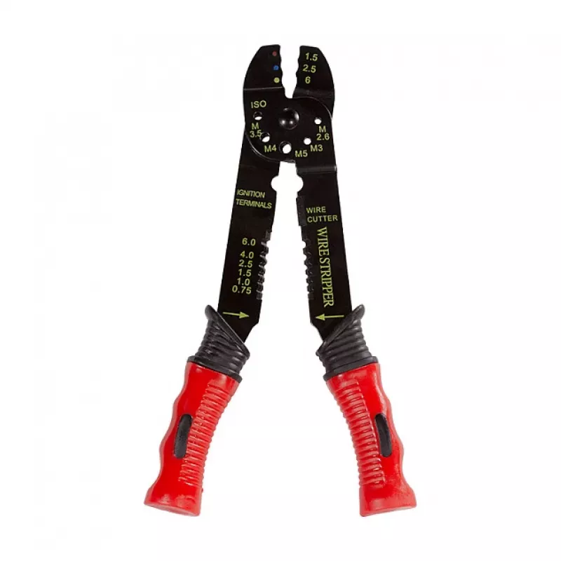 LOGILINK Universal Crimping Pliers for Insulated Terminals with Crimp Assortment