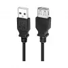 LogiLink CU0011B USB 2.0 Extension Cable, USB-A Male to USB-A Female, Black, 3 m