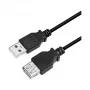 LogiLink CU0011B USB 2.0 Extension Cable, USB-A Male to USB-A Female, Black, 3 m