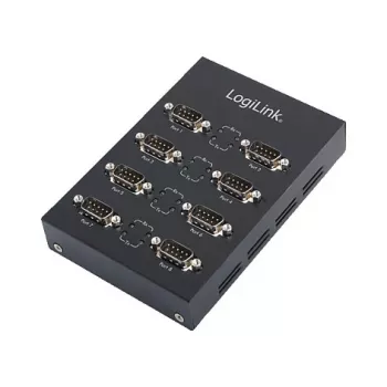 LogiLink USB 2.0 to 8-Port RS232 Serial Adapter with DB9 Male and FTDI Chipset
