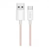 LogiLink CU0324 USB 2.0 Type-C Cable, A/M to C/M, 480 Mbps, 60W, Nylon, Pink, 1 m
