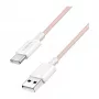 LogiLink CU0324 USB 2.0 Type-C Cable, A/M to C/M, 480 Mbps, 60W, Nylon, Pink, 1 m