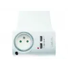 LogiLink USB-A Wall Charger 10.5W 2-Port with Charging Cradle, White