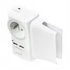 LogiLink USB-A Wall Charger 10.5W 2-Port with Charging Cradle, White