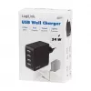 LogiLink USB-A Wall Charger, 24W, 4-Port, 4x USB-A, Black