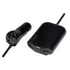 Logilink USB Car Charger, 2+2 Port, 24W, black