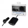 Logilink USB Car Charger, 2+2 Port, 24W, black