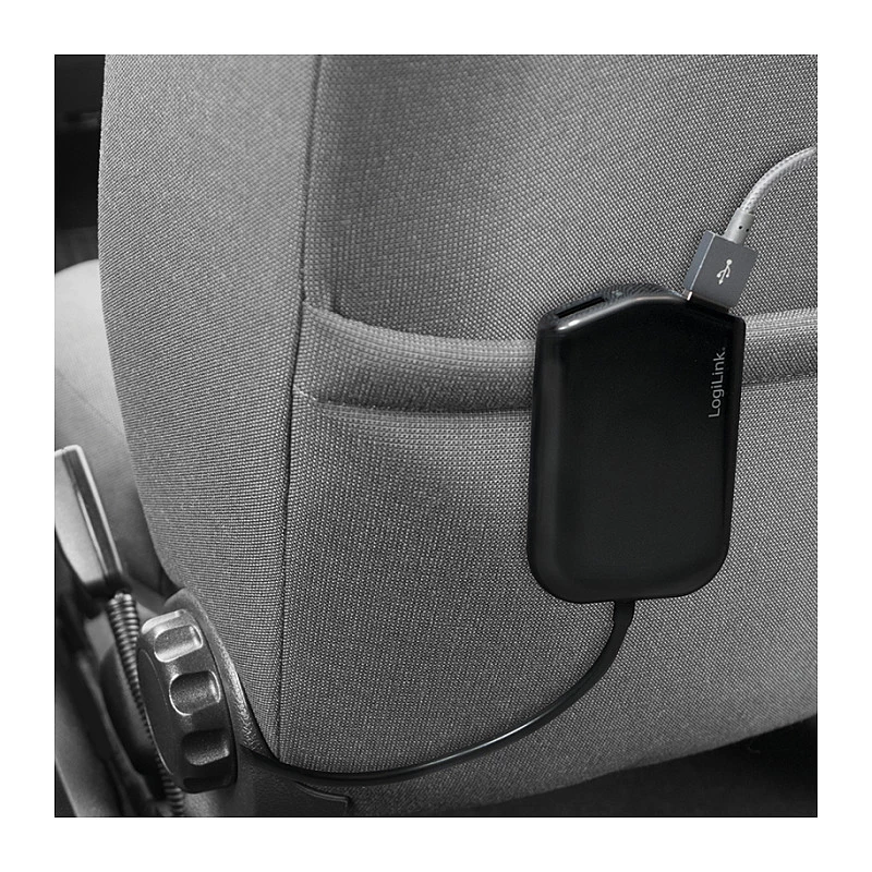 Logilink USB Car Charger, 2+2 Port, 24W, black