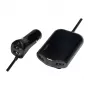 Logilink USB Car Charger, 2+2 Port, 24W, black