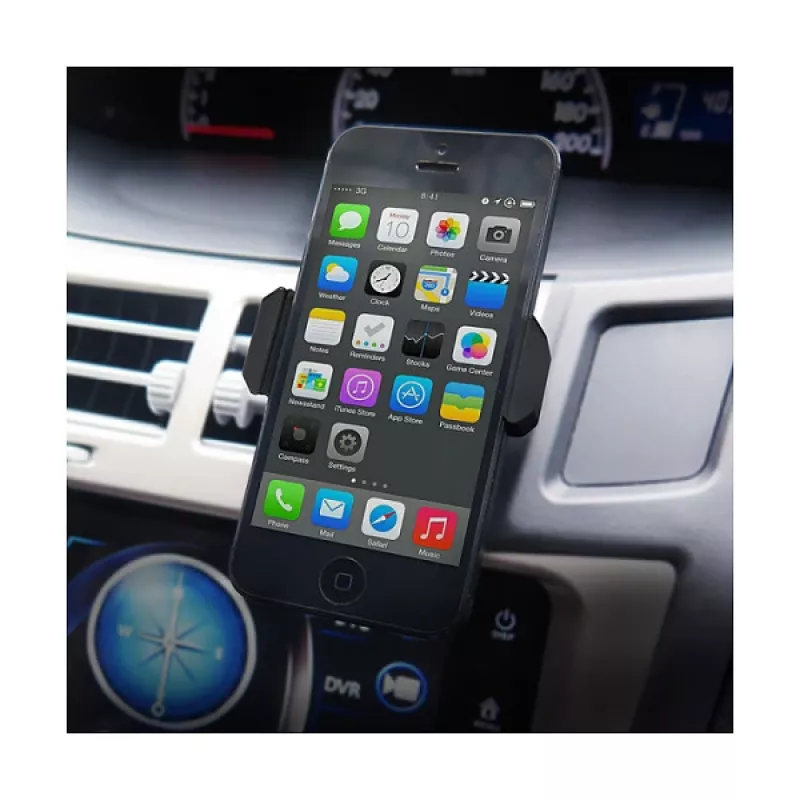 LogiLink USB Car Charger Set, 2-Port Charger + Holder