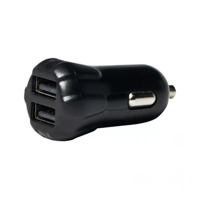 LogiLink USB Car Charger Set, 2-Port Charger + Holder