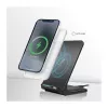 Logilink Wireless Quick Charging Stand 15 W, twin coil, black