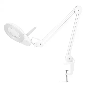 LogiLink WZ0058 LED Magnifying Lamp with Real Glass Lens 127 mm 5 Diopters White