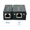 LOGILINK WZ0080 LAN Cable Tester & PoE Finder with Magnet, Flashlight, Backlit LCD, 300m Range
