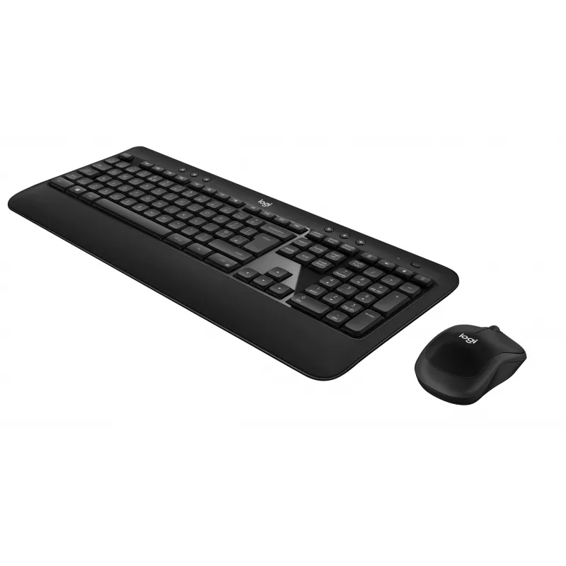 Logitech Advanced Combo Wireless Keyboard and Mouse Set - Black
