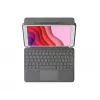 Logitech Combo Touch - Keyboard and Folio Case - with Trackpad - Backlit - Apple Smart Connector - QWERTY - Italian - Graphite - for Apple 10.2-inch iPad (7th Generation, 8th Generation, 9th Generation)