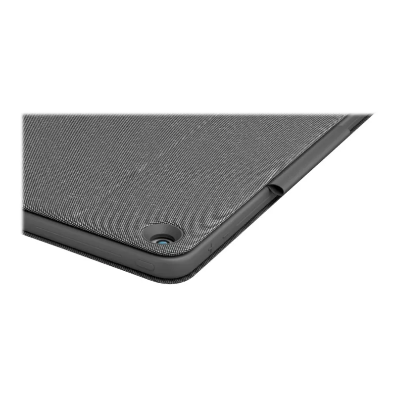 Logitech Combo Touch - Keyboard and Folio Case - with Trackpad - Backlit - Apple Smart Connector - QWERTY - Italian - Graphite - for Apple 10.2-inch iPad (7th Generation, 8th Generation, 9th Generation)
