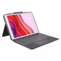 Logitech Combo Touch Keyboard and Folio Case with Trackpad for Apple 10.2-inch iPad (7th, 8th, 9th Gen) - Graphite - UK Layout