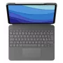 Logitech Combo Touch Keyboard Case with Trackpad for iPad (7th, 8th, 9th Gen) - Pan Nordic Layout - Graphite