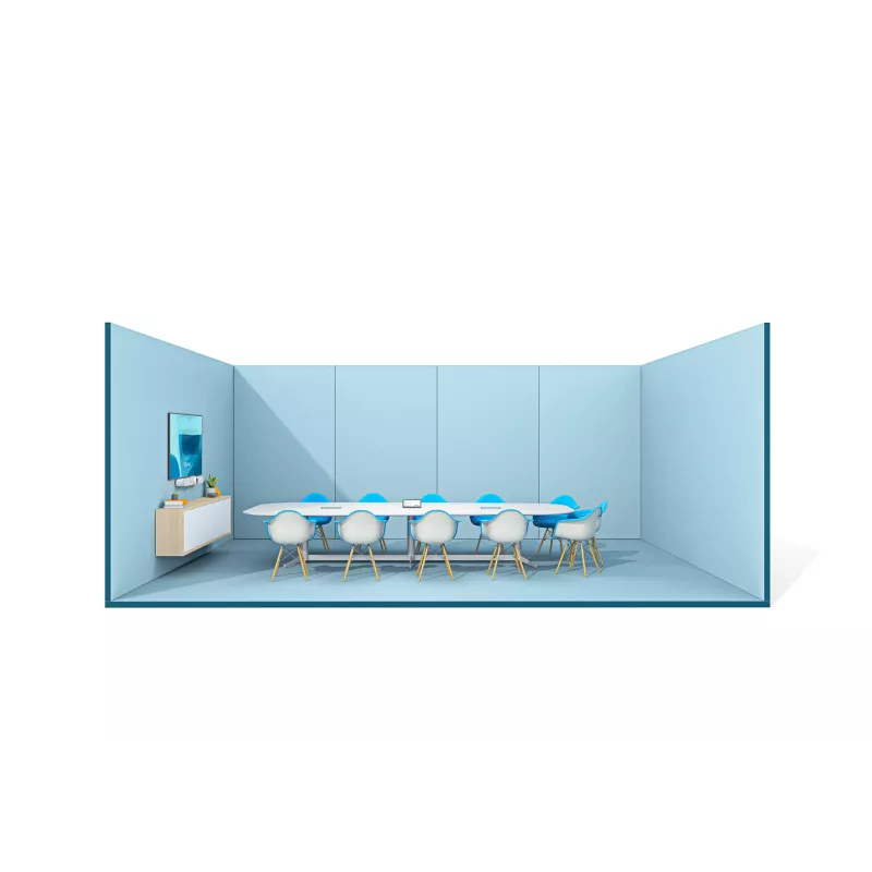 Logitech ConferenceCam Rally Bar White - 4K UHD Video Conferencing Bar with 15x Zoom, 6 Beamforming Mics, AI Auto-Framing