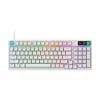 Logitech G316 X 98 Compact Mechanical Gaming Keyboard, GX Brown Tactile, LIGHTSYNC RGB, White, German Layout