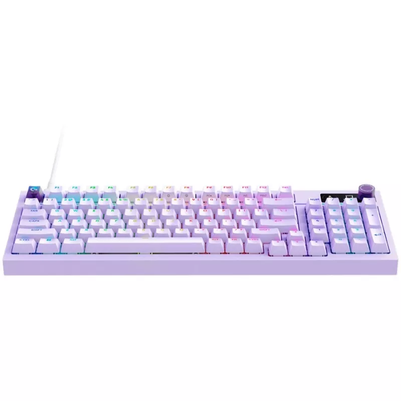 Logitech G316 X 98 Wired Gaming Keyboard - Lilac - US International - Tactile Switches