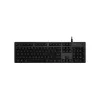 Logitech G512 Carbon Mechanical Gaming Keyboard - GX Brown Tactile, LIGHTSYNC RGB, USB Passthrough, Aircraft-Grade Aluminum, Full Size