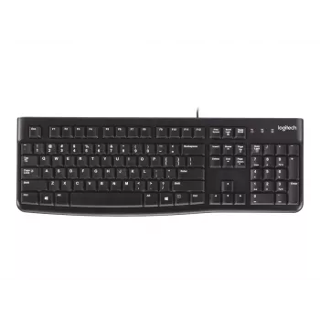 Logitech K120 for Business USB Keyboard, Wired, Full-Size, Black