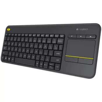Logitech K400 Plus Wireless Touch Keyboard - Black