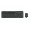 Logitech MK235 Wireless Keyboard & Mouse Set, 2.4GHz RF, QWERTZ Layout, Black, USB Receiver – 920-008031